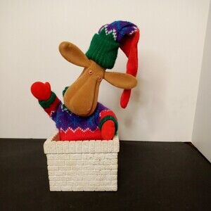 Musical Christmas Moose"Winter wonderland"